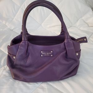 Kate Spade | Eggplant Leather Bag